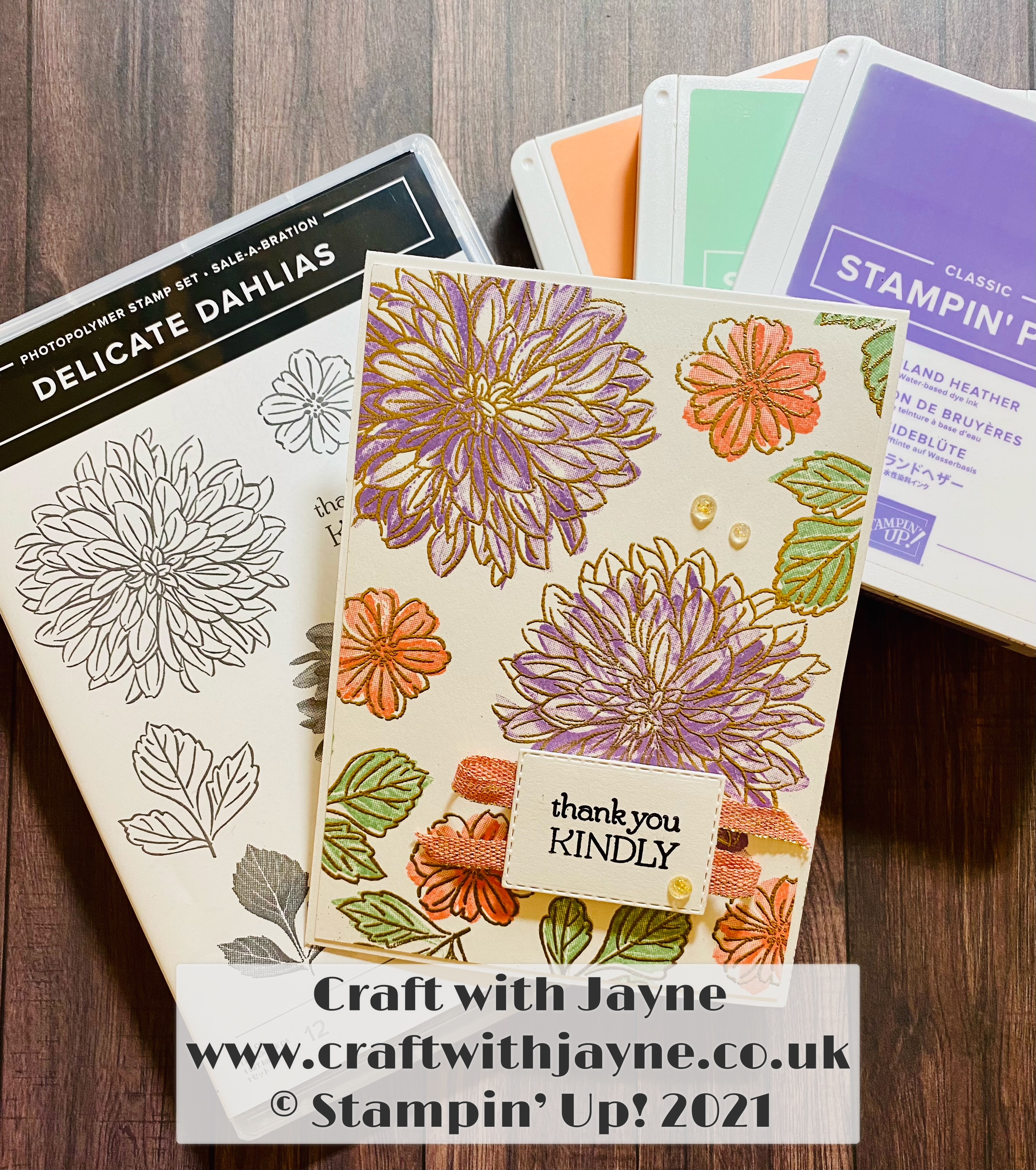 Delicate Dahlias SALE-a-Braition Stamp Set | Craft with Jayne | Stampin ...