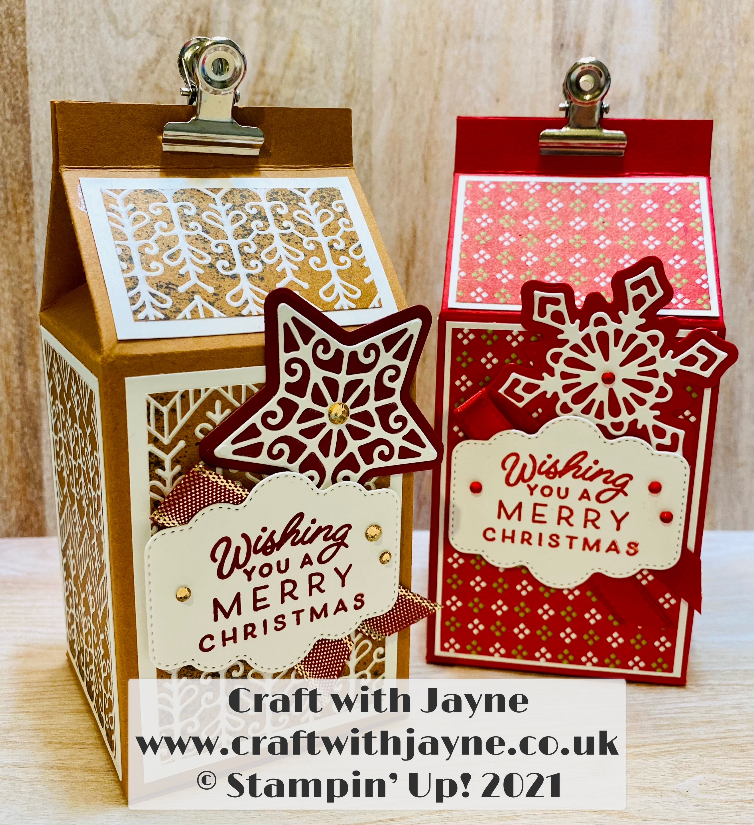 Christmas Candle Gift Box | Gingerbread & Peppermint | Craft with Jayne ...