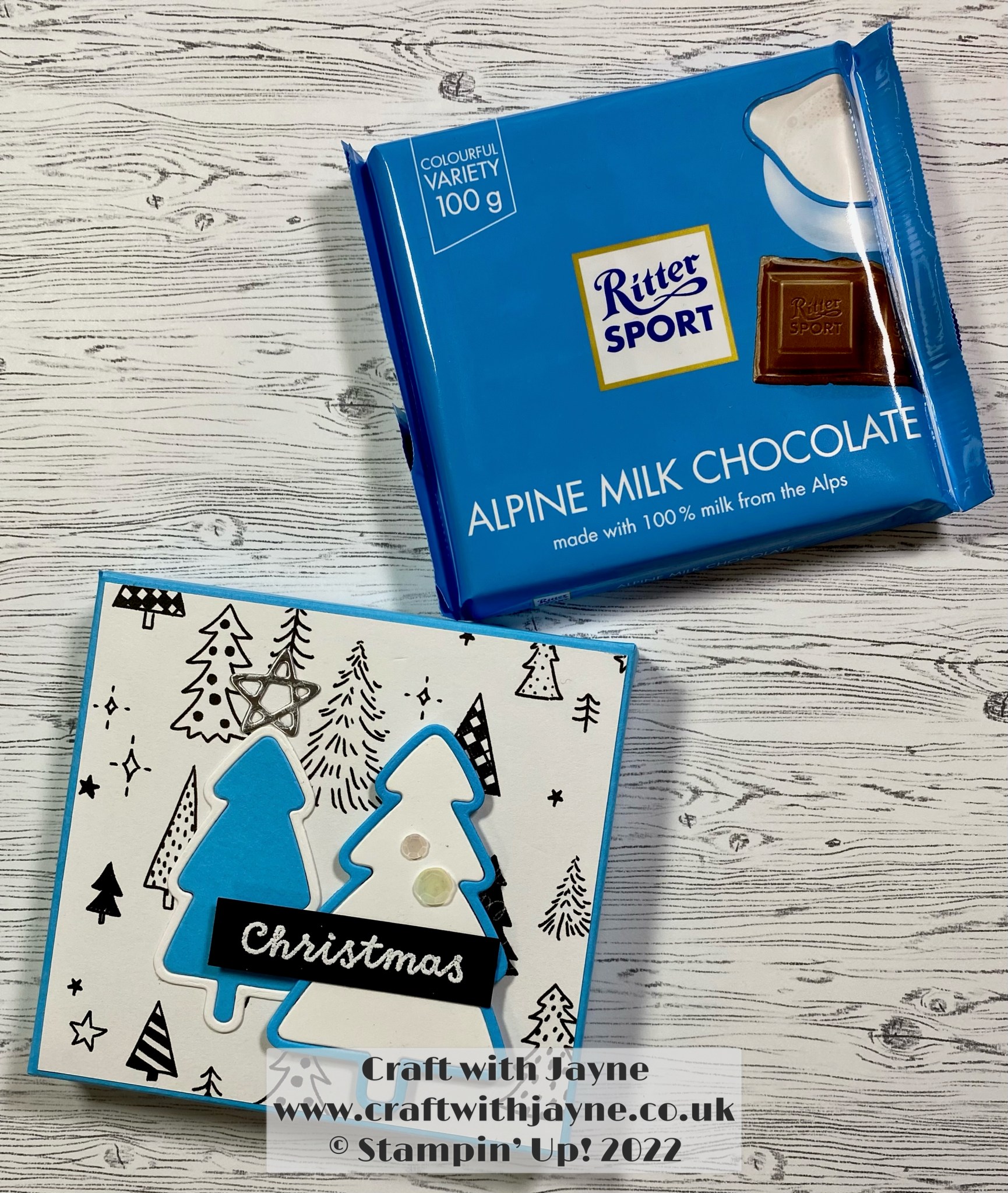 How to make a Christmas Ritter Sport Chocolate Gift Box | Spruced Up ...