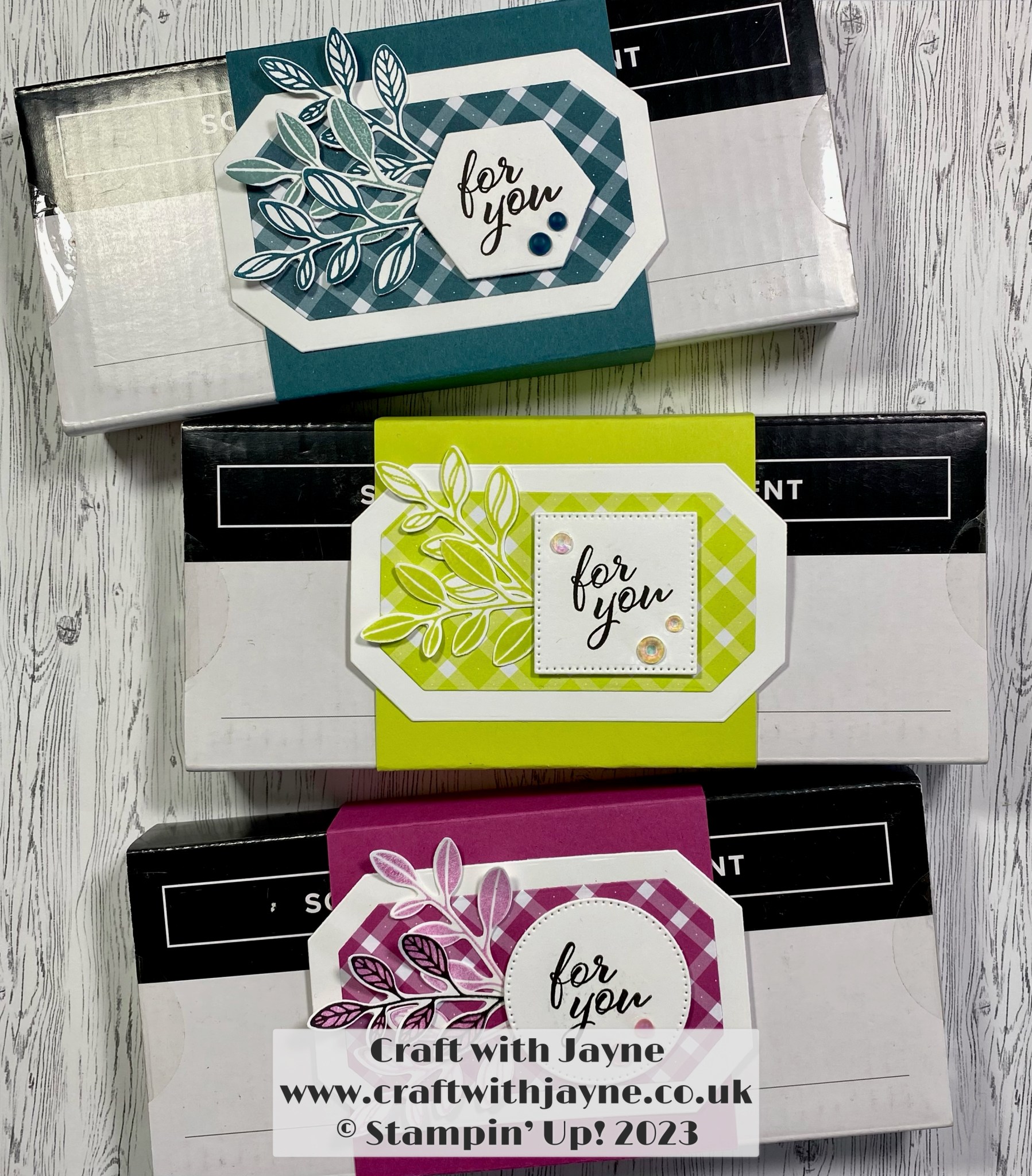 Customer Thank You Gift Packs | Layering Leaves | Craft with Jayne ...