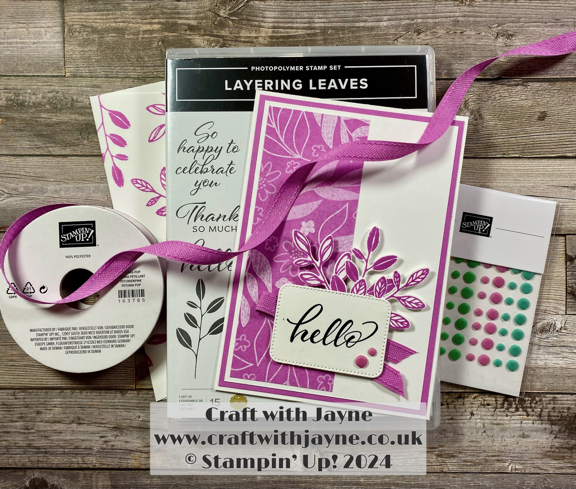 NEW 2024 – 2026 In Color Customer Cards | Craft with Jayne | Stampin Up ...