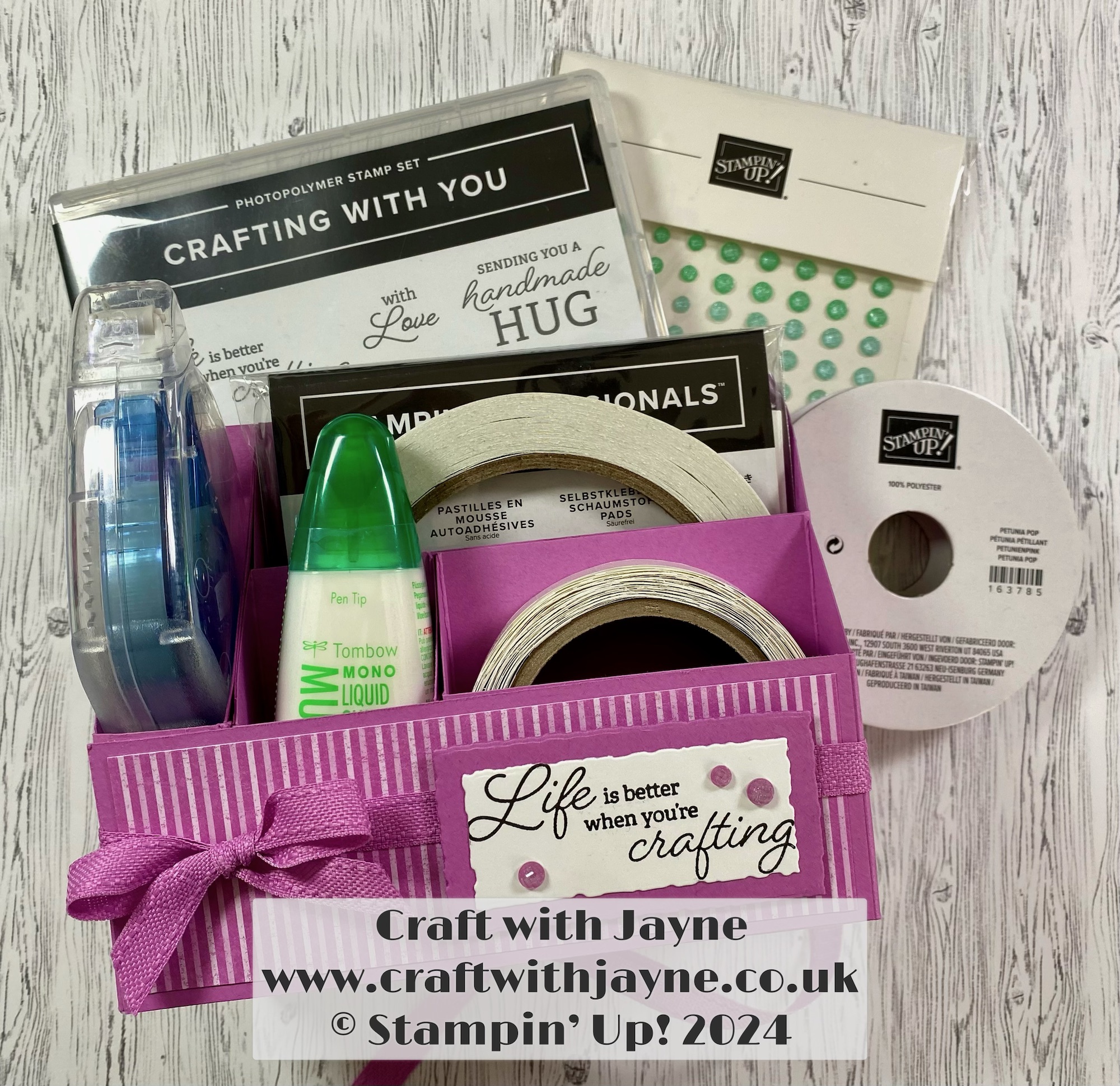 Adhesive Desk Craft Caddy | 2024-2026 In Color | Craft with Jayne ...