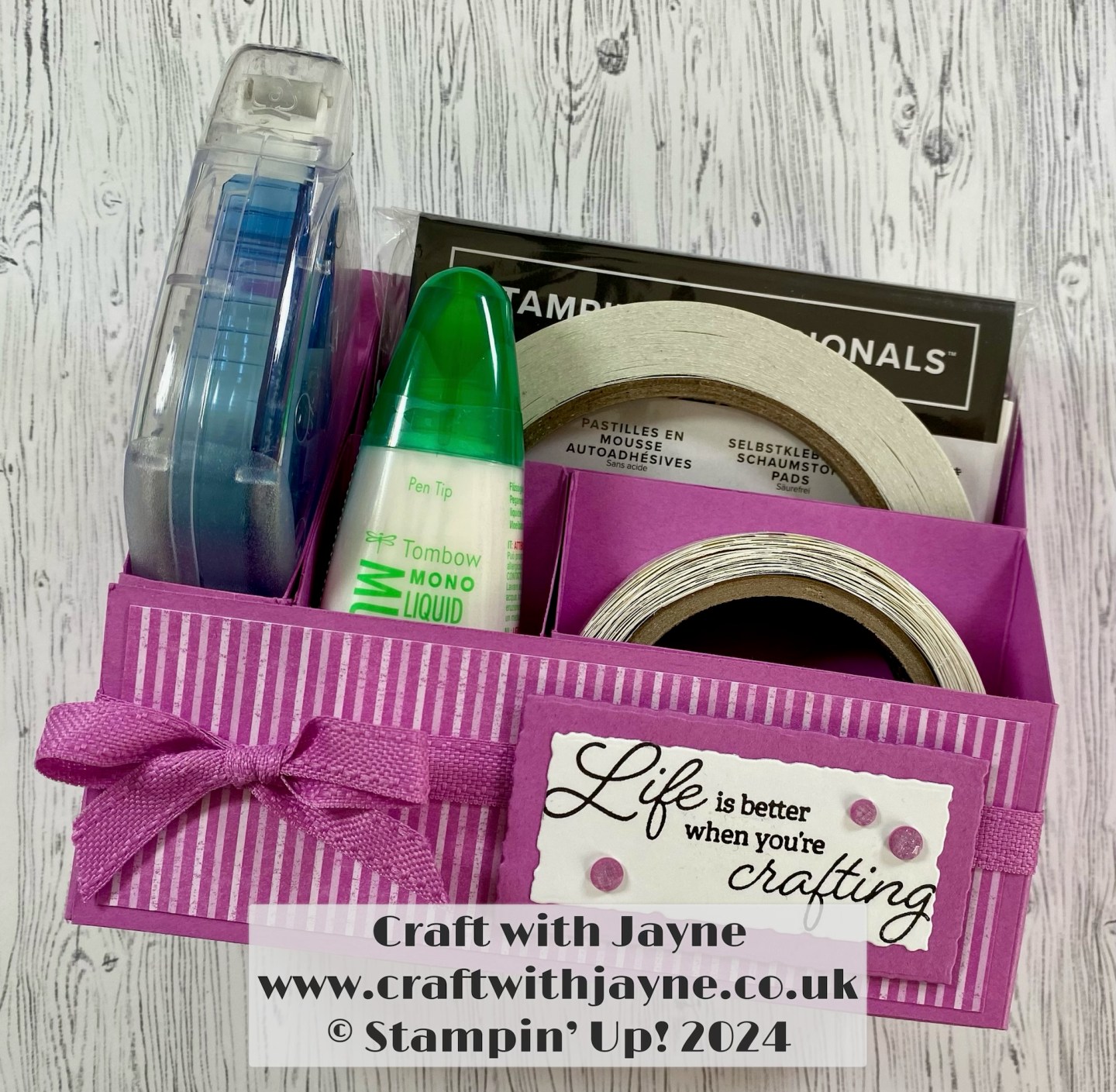 Adhesive Desk Craft Caddy | 2024-2026 In Color | Craft with Jayne ...